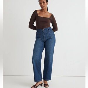 Madewell The Perfect Vintage Wide-Leg Jean Size 32